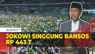 Jokowi Ungkap Gelontorkan Bansos Rp443 T di Harlah Muslimat NU