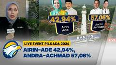 Update Quick Count! Airin-Ade Kalah Jauh dari Andra-Achmad di Pilkada Banten