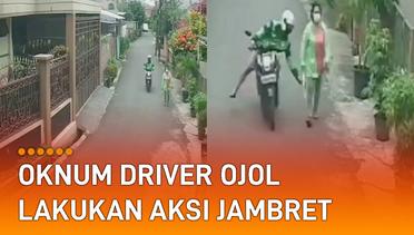 Oknum Driver Ojol Lakukan Aksi Jambret di Pinggir Jalan