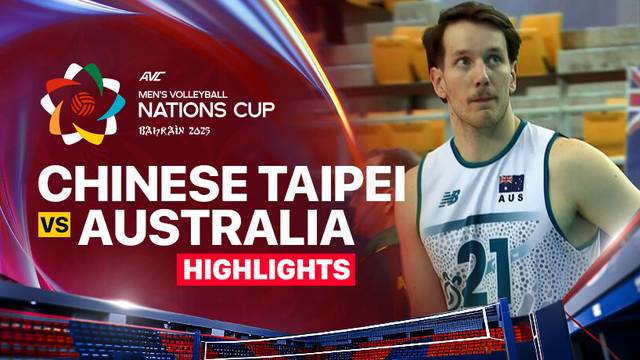 CF 5-8: Chinese Taipei vs Australia - Highlights | AVC Men's Volleyball Nations Cup 2025