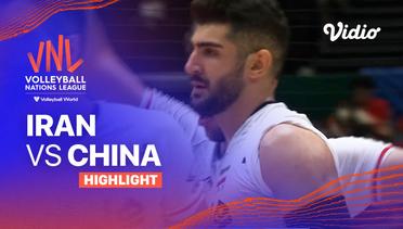 Match Highlights | Iran vs China | Men’s Volleyball Nations League 2023