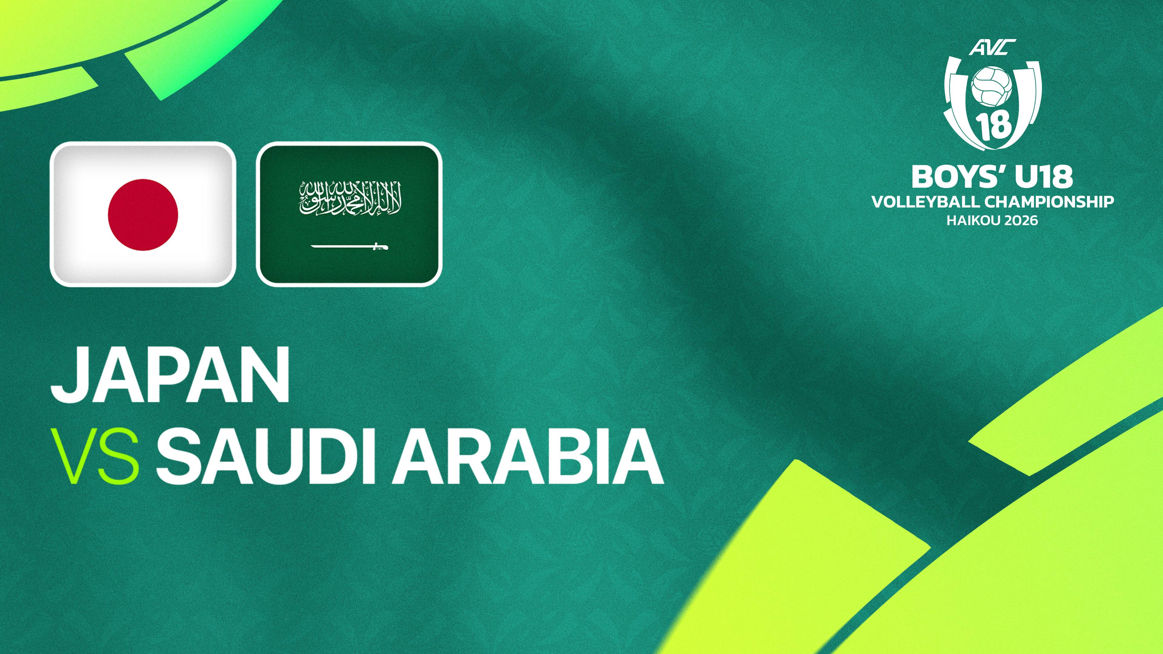 Japan vs Saudi Arabia
