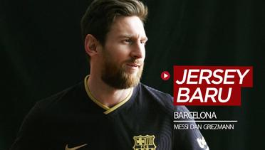 Penampilan Lionel Messi dan Antoine Griezmann dengan Jersey Hitam Terbaru Barcelona