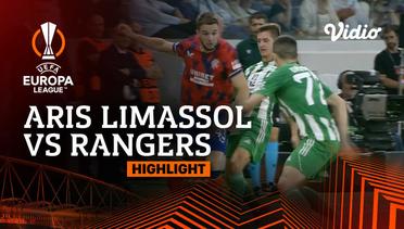Aris Limassol vs Rangers - Highlights | UEFA Europa League 2023/24