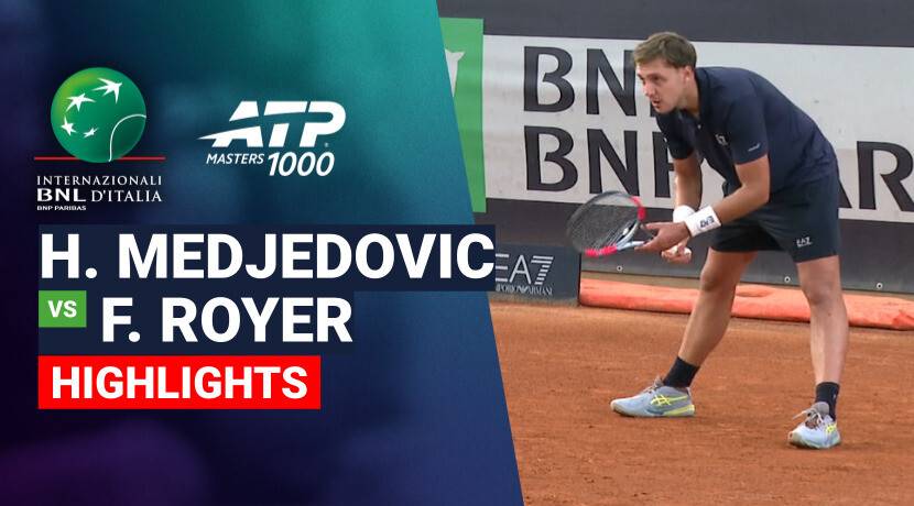 Hamad Medjedovic vs Valentin Royer - Round 1 (Court 1) | ATP 1000: Internazionali BNL d'Italia 2026