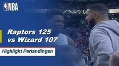 NBA I Cuplikan Pertandingan : Raptors 125 vs Wizards 107