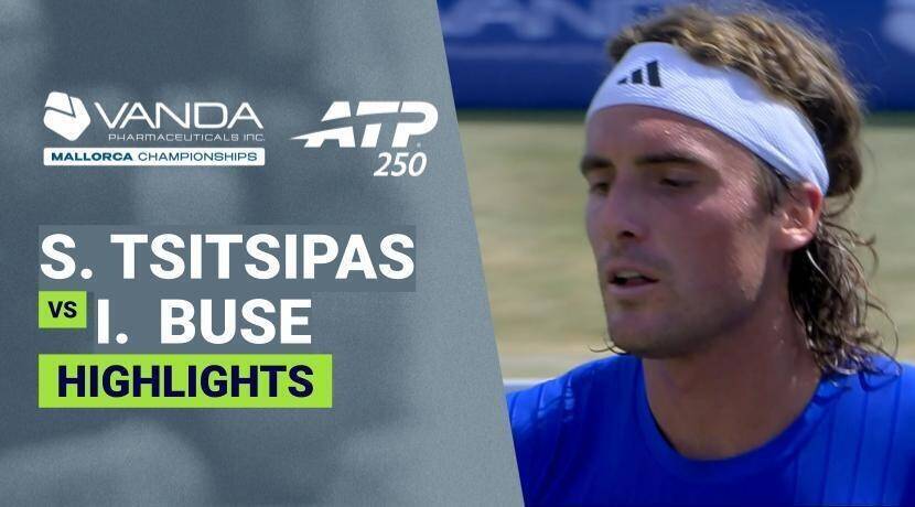 Stefanos Tsitsipas vs Ignacio Buse - Round 1 | ATP 250: Vanda Pharmaceuticals Mallorca Championships 2026