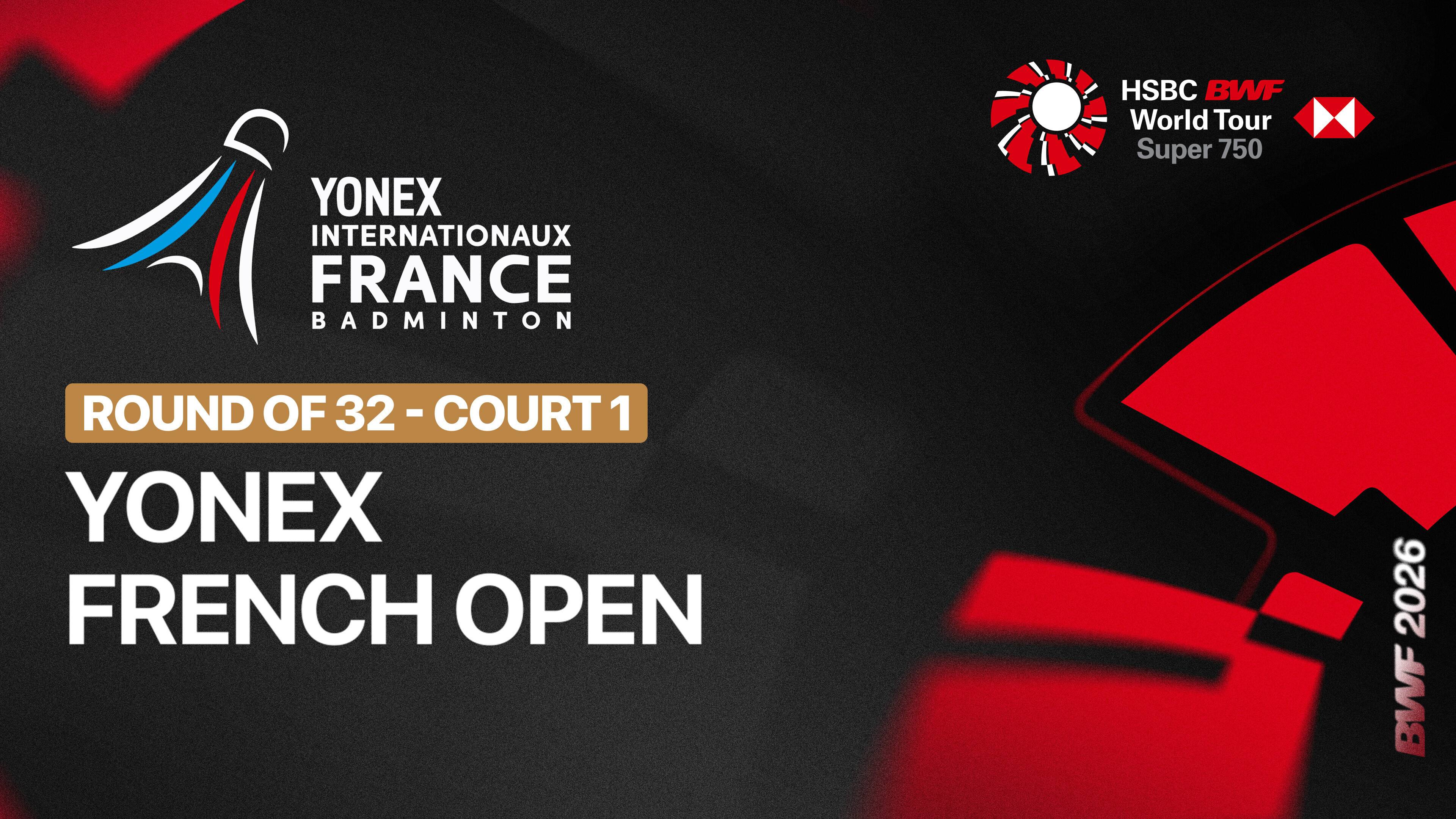 Margot Lambert/Camille Pognante (FRA) vs Ong Xin Yee/Carmen Ting (MAS) - Women's Doubles Round of 32 | YONEX French Open 2026
