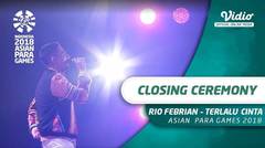 Rio Febrian Tampil di Closing Ceremony Asian Para Games 2018