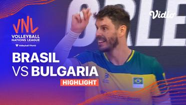 Match Highlights | Brasil vs Bulgaria | Men's Volleyball Nations League 2023