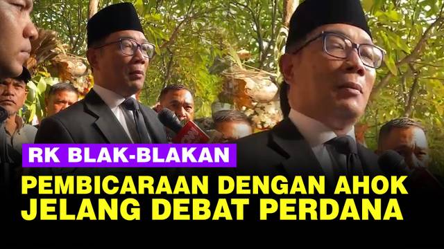 Pengakuan Ridwan Kamil, Pembicaraan Dengan Ahok PDIP Hingga Persiapan Jelang Debat Pilkada