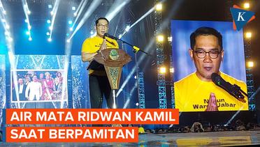 Pakai Kostum Capung, Ridwan Kamil Pamit ke Warga Jabar