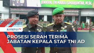 Jenderal Agus Subiyanto Lakukan Serah Terima Jabatan KSAD Kepada Jenderal Maruli Simanjuntak