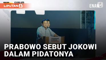 Prabowo: Saya Dulu Tukang Pijatnya Gus Dur!