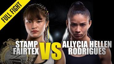 Stamp Fairtex vs. Allycia Hellen Rodrigues - ONE Championship Full Fight