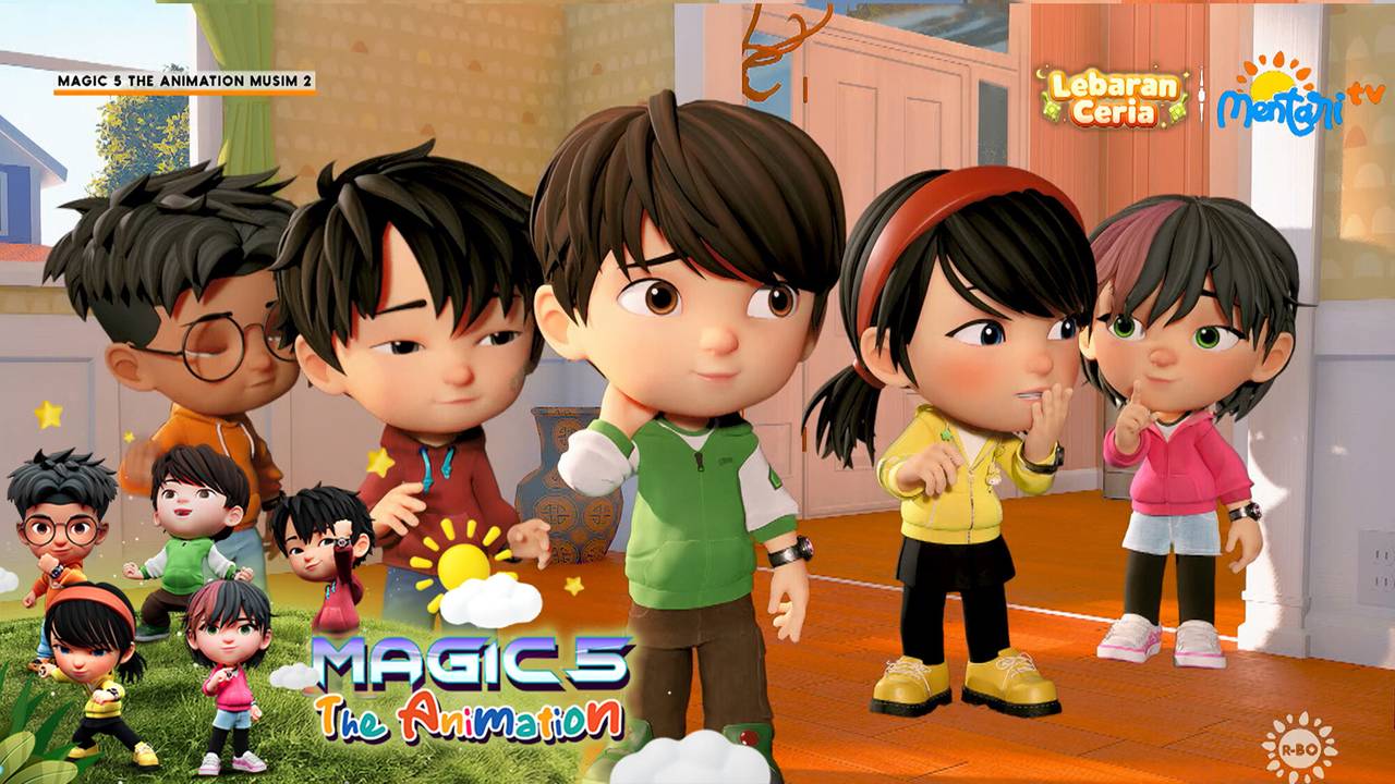 [Gratis] Magic 5 The Animation - Keren! Magic 5 Bantu Ayah Membersihkan ...