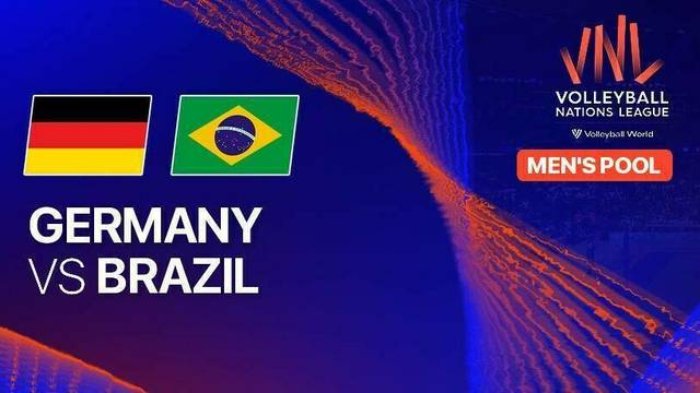 Men: Germany vs Brazil - Full Match | Volleyball Nations League 2025
