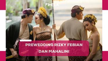 Intip 6 Potret Prewedding Rizky Febian dan Mahalini dalam Balutan Busana Adat Bali