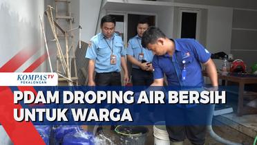 PDAM Droping Air Bersih untuk Warga Terdampak Banjir