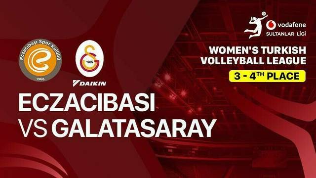 3-4th Place: Eczacibasi Dynavit vs Galatasaray Daikin - Full Match | Women's Turkish Volleyball League