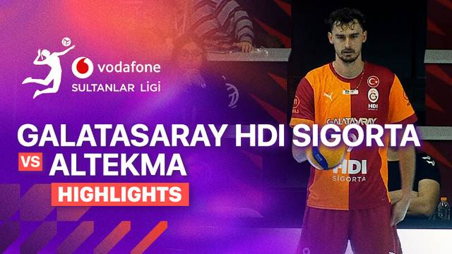 Galatasaray HDI Sigorta vs Altekma - Highlight | Turkish Men's Volleyball League 2025/26