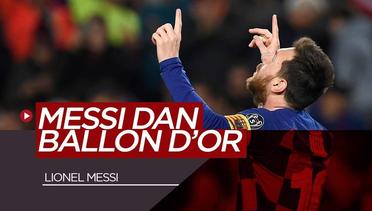 Cerita Messi dan 5 Gelar Ballon d'Or Miliknya
