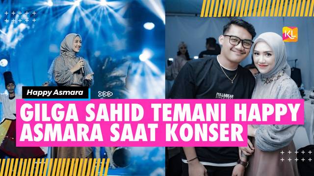 Bikin Baper, Potret Happy Asmara Ditemani Gilga Sahid Saat Konser di Sukabumi