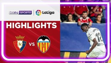 Match Highlights  | Osasuna vs Valencia | LaLiga Santander 2022/2023