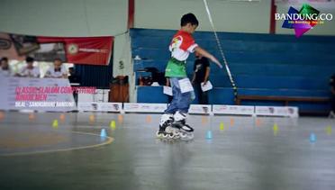 Inline Skate Classic Slalom oleh Bilal dari Klub Sangkuriang Bandung