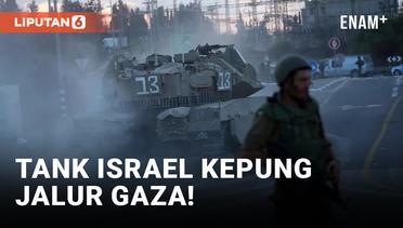 Jalur Gaza Dikepung Tank-tank Israel