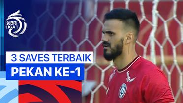 3 Penyelamatan Terbaik Pekan ke-1 | BRI Liga 1 2024/25