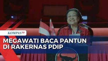 Megawati Pantun di Rakernas PDIP, Tekankan Badai Pasti Berlalu