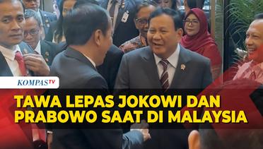 Momen Tawa Lepas Jokowi dan Prabowo Saat di Kuala Lumpur