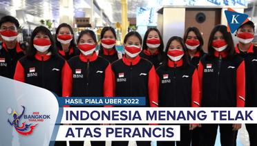 Indonesia Kalahkan Perancis di Laga Perdana Piala Uber 2022