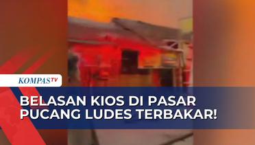 Kebakaran Belasan Kios di Pasar Pucang Magelang, Api Berhasil Padam Setelah 1 Jam!