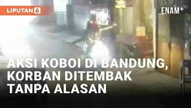 Viral Aksi Koboi Bermotor di Bandung, Korban Ditembak Usai Tak Respon Teriakan Pelaku