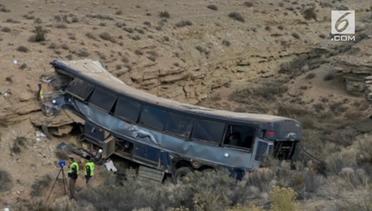 Gadis 13 Tahun Jadi Korban Tewas Kecelakaan Bus di Utah