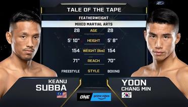 Keanu Subba vs. Yoon Chang Min | ONE Championship Full Fight