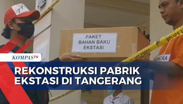 Mabes Polri Gelar Rekonstruksi Kasus Pabrik Ekstasi di Tangerang, 104 Adegan Diperagakan