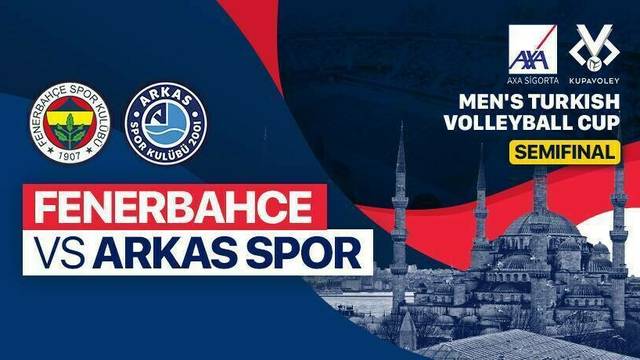 Fenerbahce Medicana vs Arkas Spor - Full Match | Men's Turkish Volleyball League