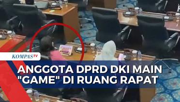 Viral! Anggota DPRD DKI Cinta Mega Terciduk Main Game di Ruang Rapat Paripurna