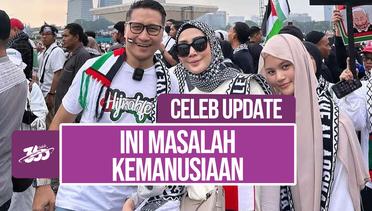 Arie Untung dan Fenita Arie Turun Ke Jalan untuk Dukung Kebebasan Palestina