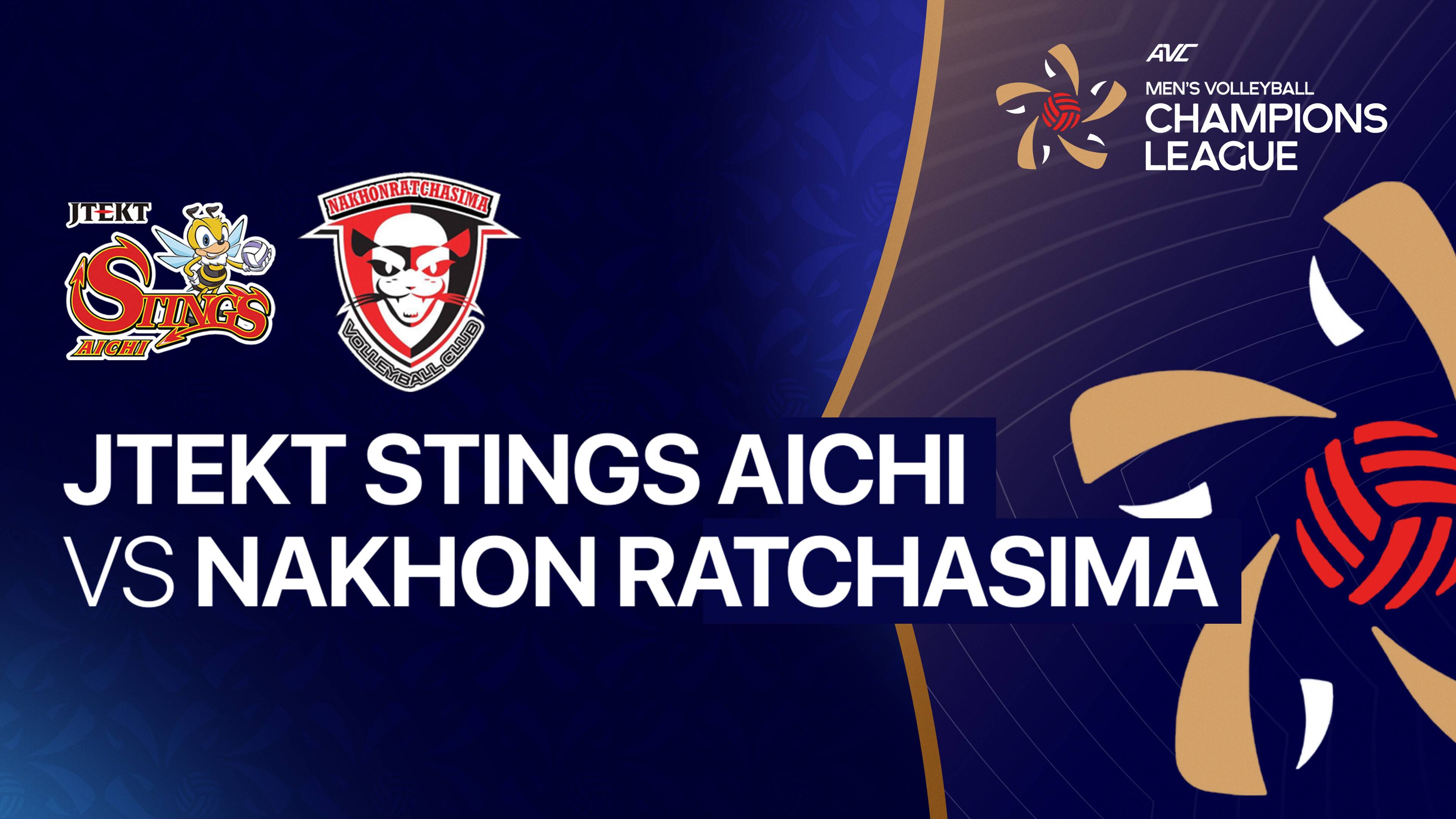 Jtekt Stings Aichi vs Nakhon Ratchasima QminC Men