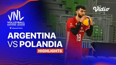 Argentina vs Polandia - Highlights | Men's Volleyball Nations League 2024