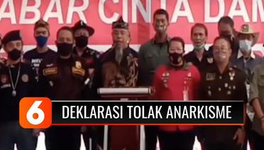 TNI-Polri Apresiasi Deklarasi Tolak Anarkisme yang Digelar Sejumlah Ormas se-Jawa Barat