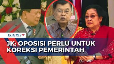 Soal Safari Politik Prabowo-Gibran, Jusuf Kalla Sebut Oposisi Diperlukan untuk Koreksi Pemerintah!