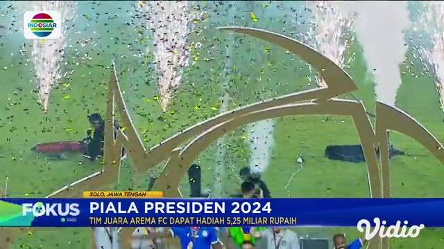 Acara Penutupan Piala Presiden Meriah