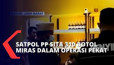 Satpol PP Kabupaten Bogor Gelar Operasi Pekat Hingga 4.205 Botol Miras Ilegal Dimusnahkan!