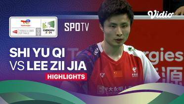 Shi Yu Qi (CHN) vs Lee Zii Jia (MAS) - Highlights | Thomas Cup Chengdu 2024 - Men's Singles