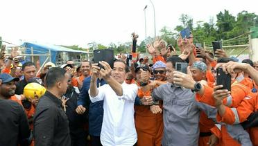Presiden Jokowi Resmikan PSN Tangguh Train 3, Teluk Bintuni, 24 November 2023